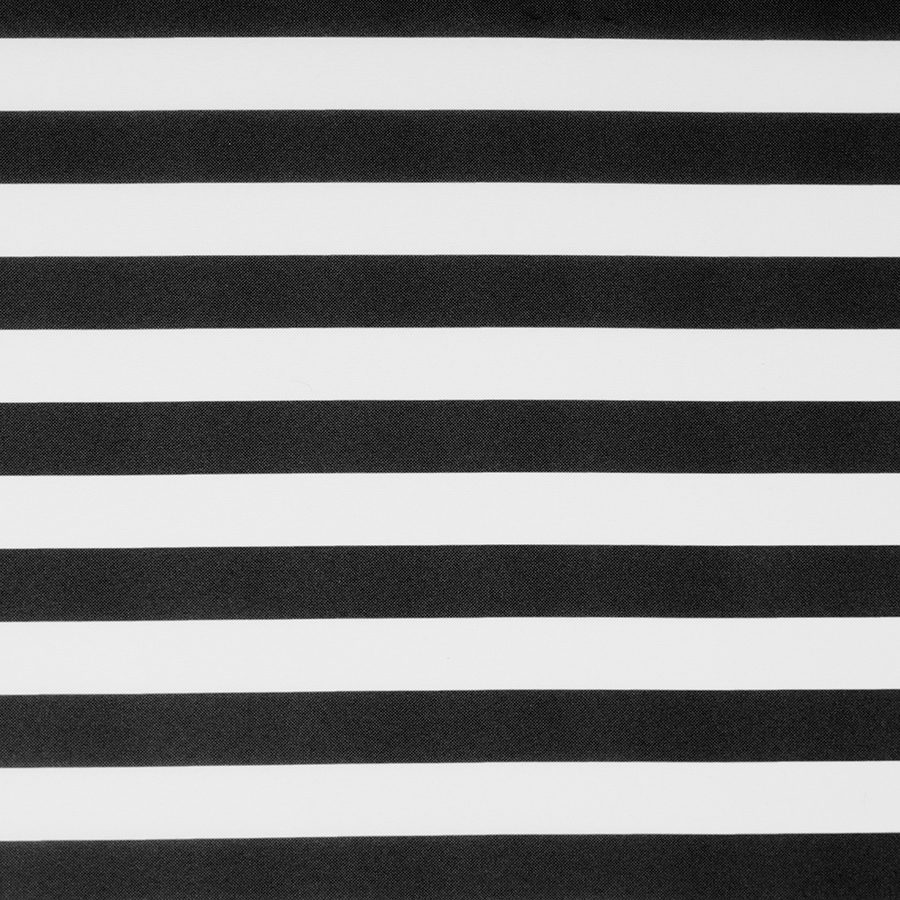 Specialty Stripe Black and White tablecloth